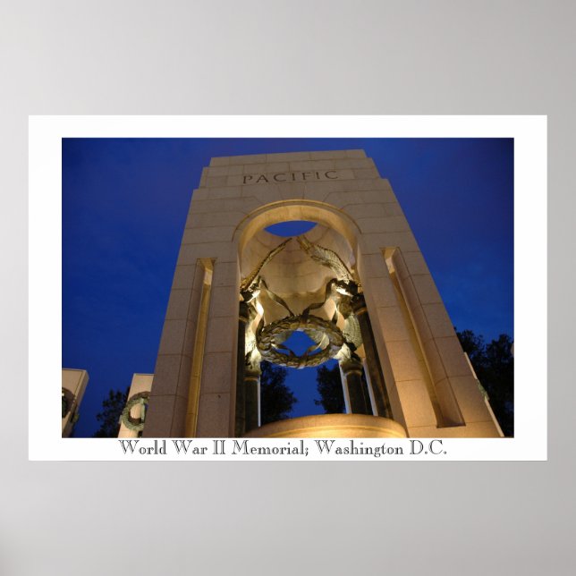 World War II Memorial Pacific Theater Poster (Front)