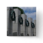 World War II Memorial Wreaths I Button