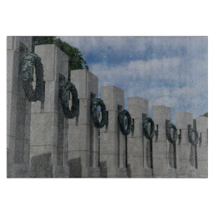 World War II Memorial Wreaths I Cutting Board
