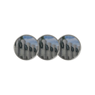 World War II Memorial Wreaths I Golf Ball Marker