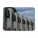 World War II Memorial Wreaths I Magnet