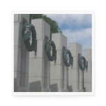 World War II Memorial Wreaths I Napkins