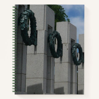 World War II Memorial Wreaths I Notebook