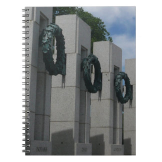 World War II Memorial Wreaths I Notebook