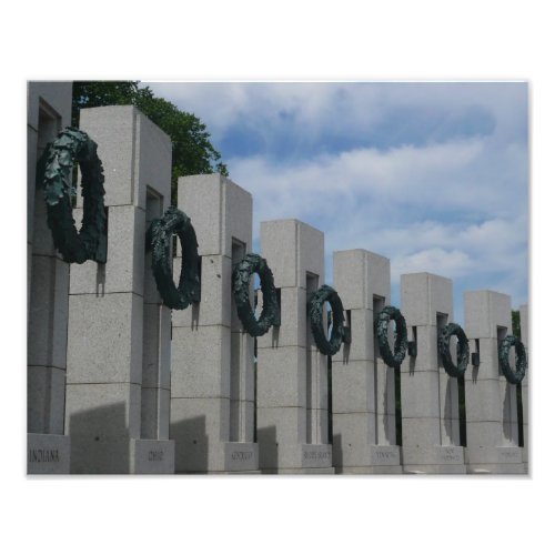 World War II Memorial Wreaths I Photo Print