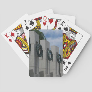 World War II Memorial Wreaths I Poker Cards