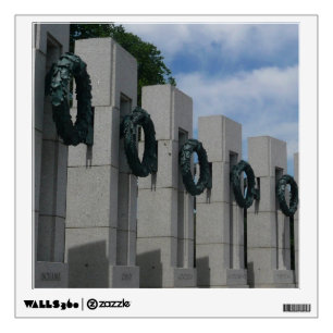 World War II Memorial Wreaths I Wall Decal