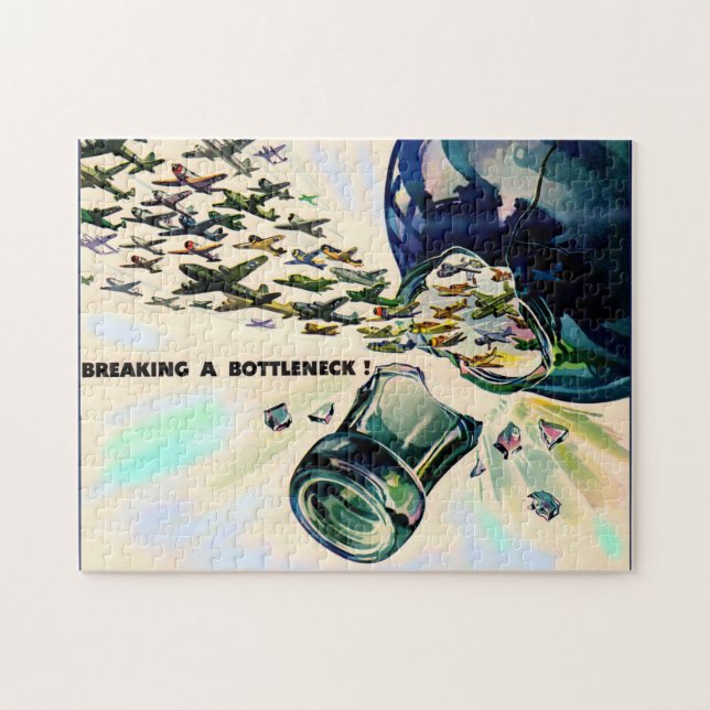 World War II military aviation breaking bottleneck Jigsaw Puzzle (Horizontal)