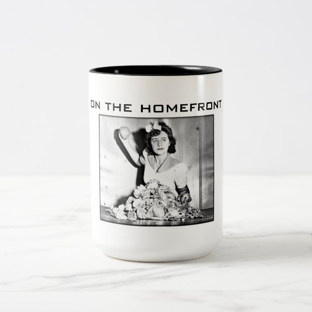World War II - On the Homefront Beverage Mug (Center)