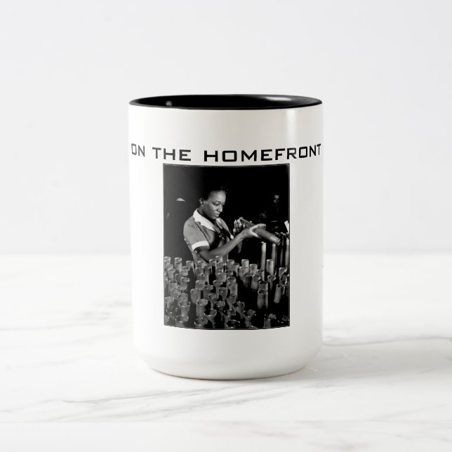 World War II - On the Homefront Beverage Mug (Center)