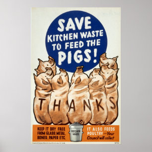 World War II poster - Salvage - Sav