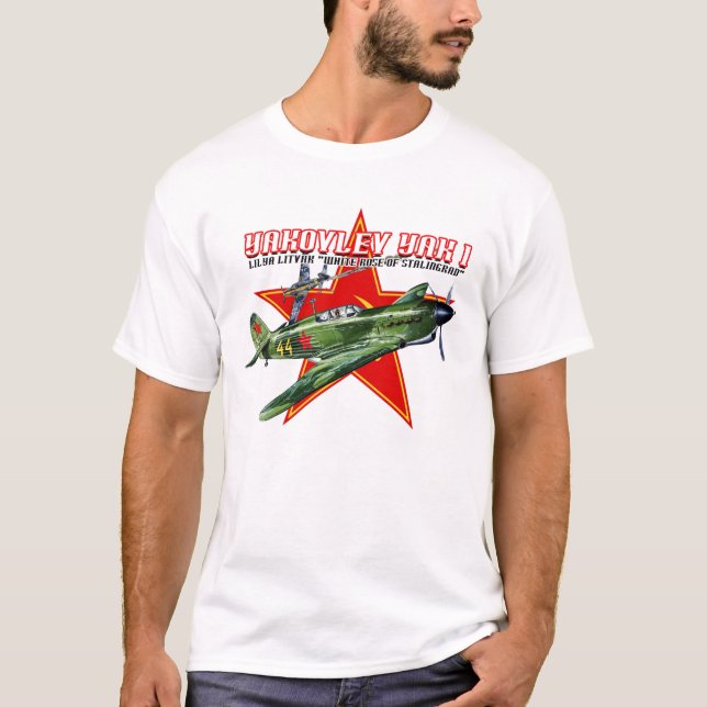 WORLD WAR II RUSSIAN YAK FIGHTER SHIRT (Front)