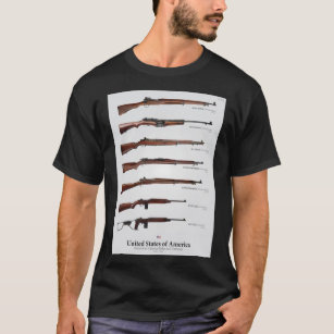 World War II Service Rifles of the United States P T-Shirt