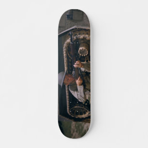 World War II Soldier Kneeling with Garand Rifle Skateboard Deck