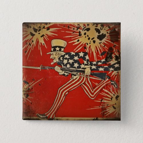 World War One Fourth of July Button