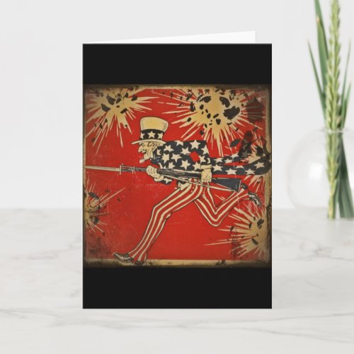 World War One Fourth of July Card