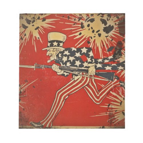 World War One Fourth of July Notepad