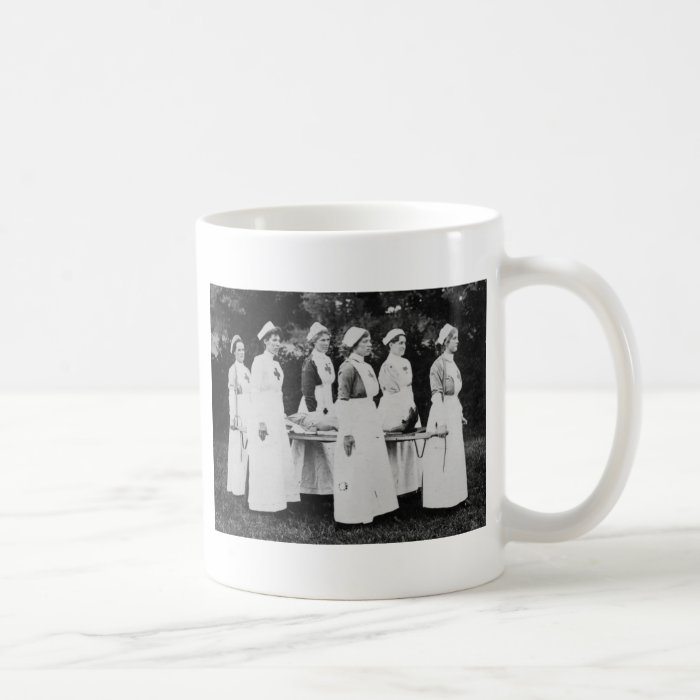 World War One Nurses with Stretcher Mugs