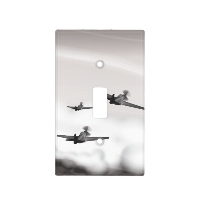 World War Two Aeroplanes Light Switch Cover (Front)
