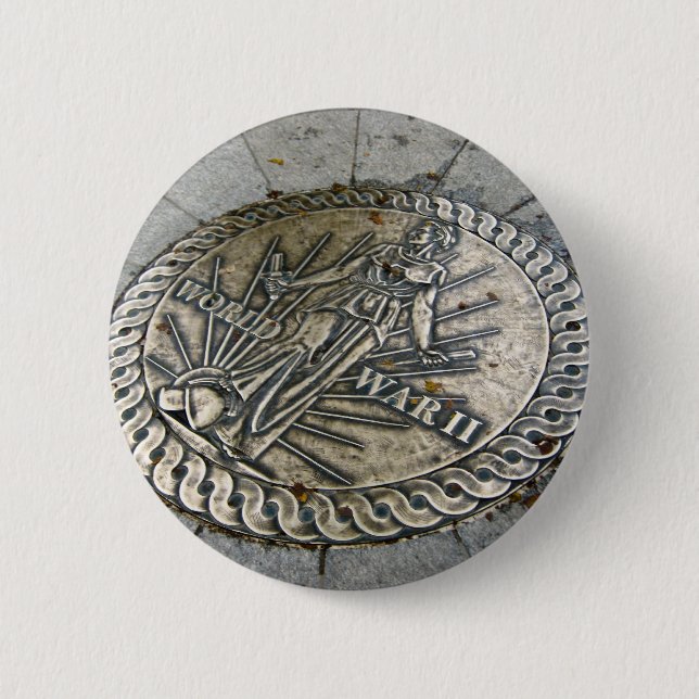 World War Two Emblem, Washington D.C. Pinback Button (Front)