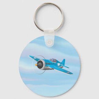 World War Two Fighter Aircraft Keychain