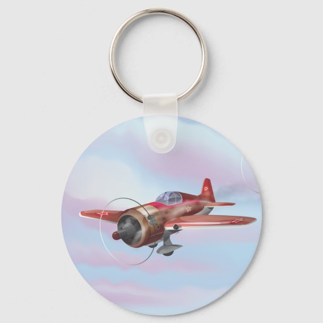 World War Two Fighter Aircraft Keychain (Front)