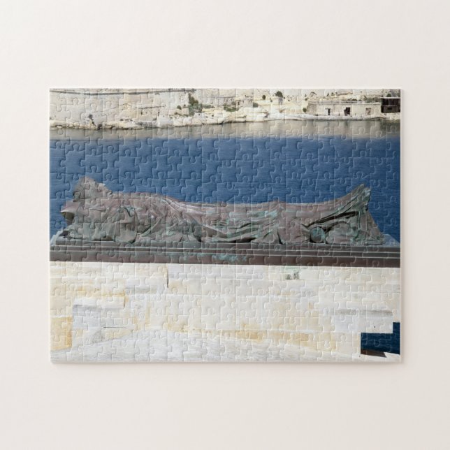World War Two Memorial Valetta Malta. Jigsaw Puzzle (Horizontal)