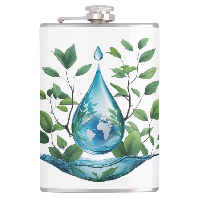 World Water Day Flask (Front)
