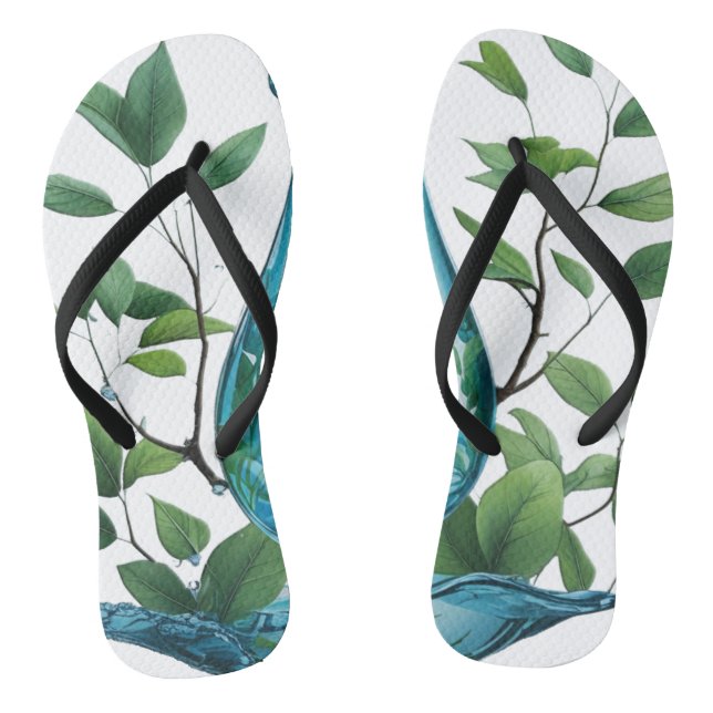 World Water Day  Flip Flops (Footbed)