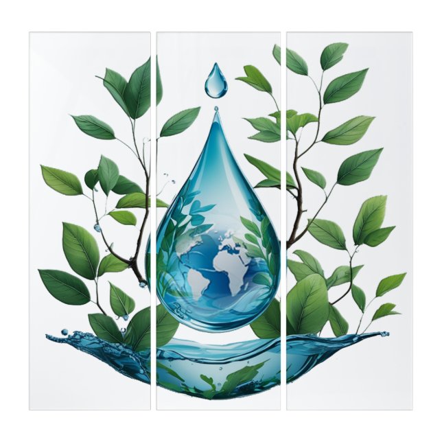 World Water Day Triptych (Front)