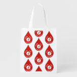 World Wide Awareness Reusable Grocery Bag at Zazzle