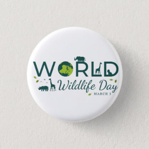 World Wildlife Day Button