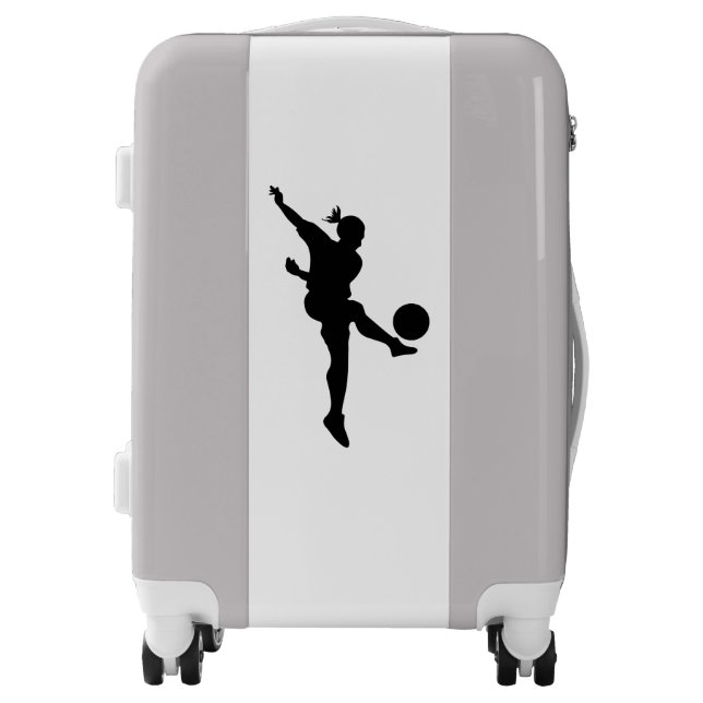 World Women Soccer Free Kick Luggage (Front)