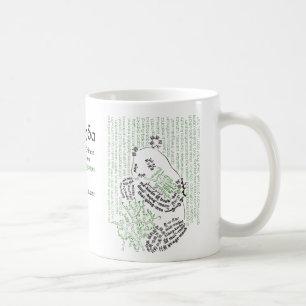 World Word Bamboo Panda Mug