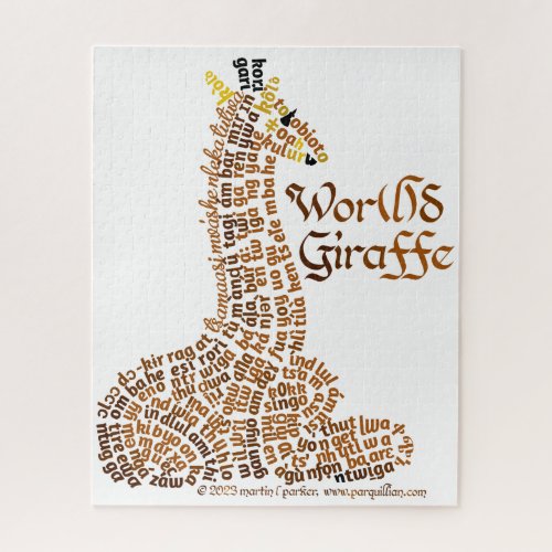 World Word Giraffe Puzzle