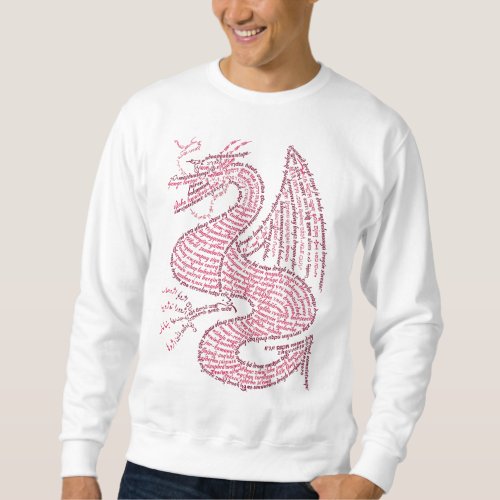World Word Red Dragon Sweatshirt