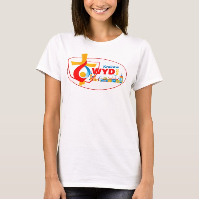 WORLD YOUTH DAY 2016 GEAR KRAKOW POLAND T-Shirt (Front)