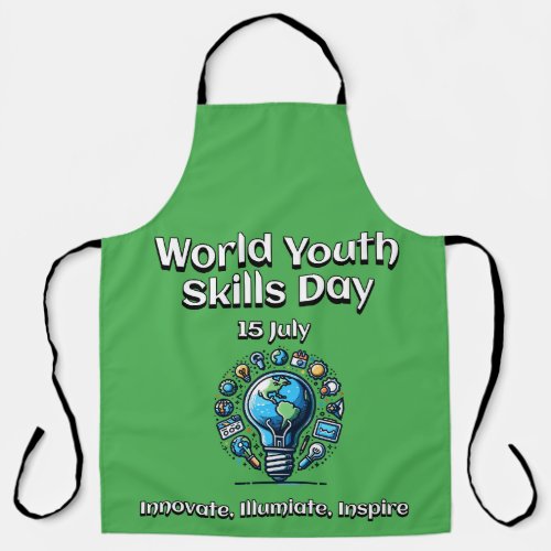World Youth Skills Day Illuminate and Inspire Apron
