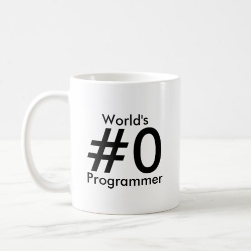 Worlds 0 Programmer Mug