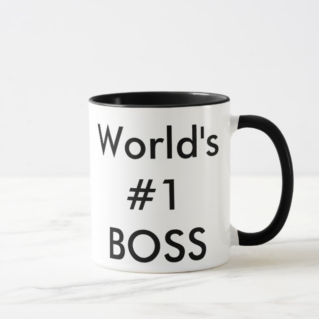 world's #1 boss mug (Right)