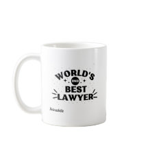 World's 2nd Best Lawyer Attorney Law Partner Gift
