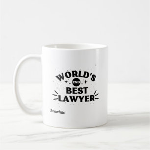 World's 2nd Best Lawyer Attorney Law Partner Gift Coffee Mug