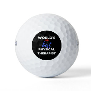 World's 2nd Best Physical Therapist Golf Balls