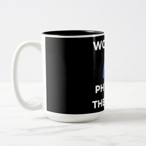 Worlds 2nd Best Physical Therapist Two_Tone Coffee Mug