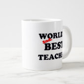 World's 2nd. Best Teacher Large Coffee Mug (Front Right)