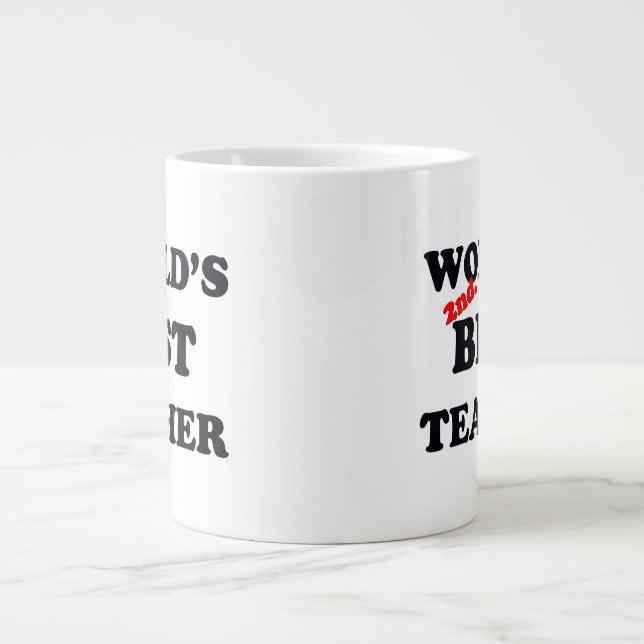 Wellmore 1 Piece World's Best Teacher Novelty Mug White Ceramic Coffee Mug  11oz