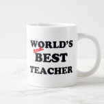 World&#39;s 2nd. Best Teacher Large Coffee Mug at Zazzle