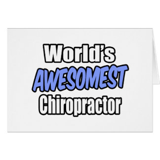 World's Awesomest Chiropractor Cards