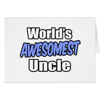 World's Awesomest Uncle Cards