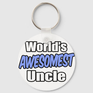 World's Awesomest Uncle Keychain